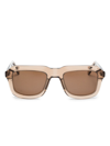 A Kind Of Guise Agadir Square-frame Sunglasses In Brown