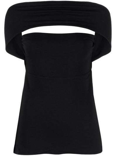 Totême Cutout Top In Dark Navy