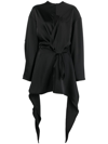 Attico Synthetic Fibers Dress In Black