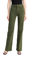 VERONICA BEARD JEAN CROSBIE WIDE LEG WITH PATCH POCKETS PANTS ARMY GREEN