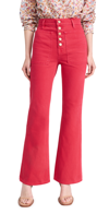 ULLA JOHNSON THE LOU JEANS ORCHID WASH