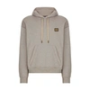 DOLCE & GABBANA JERSEY HOODIE WITH BRANDED TAG