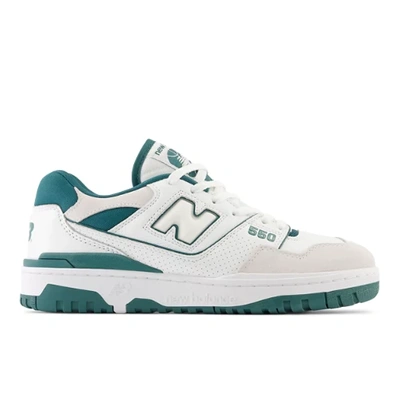 New Balance Men's 550 In White/vintage Teal