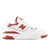 New Balance 550 Basketball Sneaker In White/red