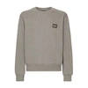 DOLCE & GABBANA JERSEY SWEATSHIRT WITH BRANDED TAG