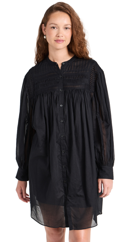 Isabel Marant Étoile Plana Dress In 01bk Black