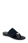 Italian Shoemakers Sorbi Thong Sandal In Navy