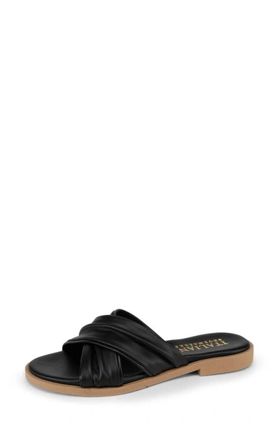 Italian Shoemakers Hachi Slide Sandal In Black