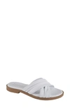 Italian Shoemakers Hachi Slide Sandal In White