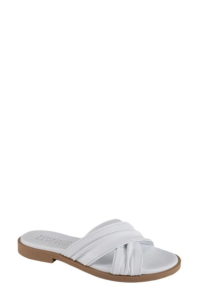 Italian Shoemakers Hachi Slide Sandal In White