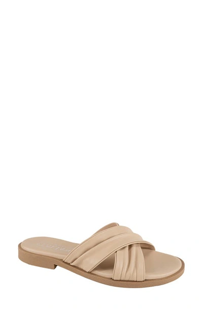 Italian Shoemakers Hachi Slide Sandal In Nude