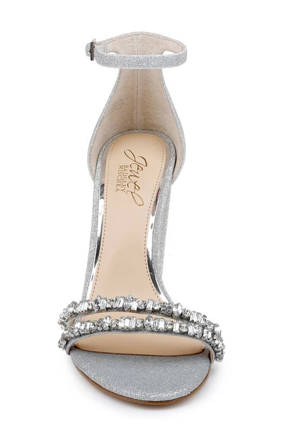Jewel Badgley Mischka Women's Alia Evening Sandals Women's Shoes In Silver
