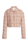 VALENTINO CROPPED TWEED JACKET