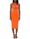XSCAPE WOMENS CUTOUT LONG COCKTAIL AND PARTY DRESS
