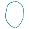 ADORNIA TURQUOISE BEADED NECKLACE WITH PEARL