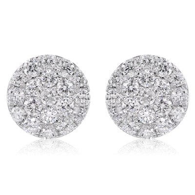 Diana M. 1.00 Carat Diamond Earrings In White