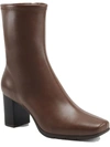 Aerosoles Miley Womens Padded Insole Mid-calf Boots In Brown