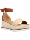 Dolce Vita Baker Womens Faux Leather Platform Espadrilles In Multi
