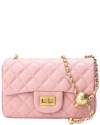 TIFFANY & FRED QUILTED SHEEPSKIN LEATHER CROSSBODY