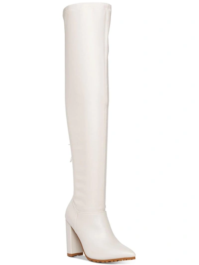 Madden Girl Signaal  Womens Faux Leather Tall Over-the-knee Boots In Multi