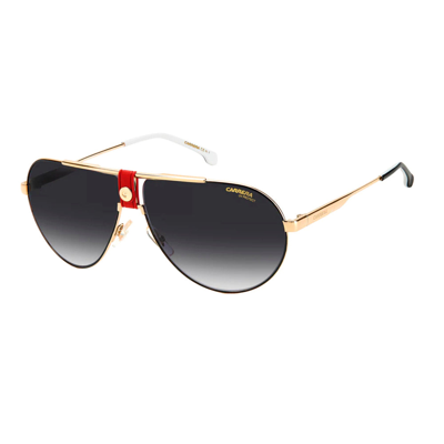 Carrera Ca 1034/s Y11 9o Unisex Aviator Sunglasses In Black / Grey