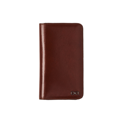 Trafalgar Dress Cortina Rfid Iphone 8 Phone Case Wallet In Brown