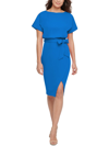 KENSIE WOMENS ROUNDNECK KNEE-LENGTH COCKTAIL AND PARTY DRESS