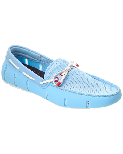 Swims Braided Lace Loafer In Blue