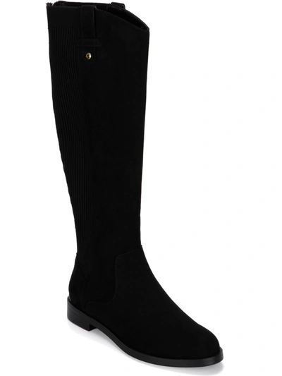 Kenneth Cole Reaction Wind  Womens Tall Block Heel Knee-high Boots In Black