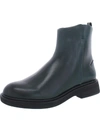 Franco Sarto Bealy Womens Leather Almond Toe Ankle Boots In Multi