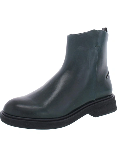 Franco Sarto Bealy Womens Leather Almond Toe Ankle Boots In Multi