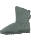 STYLE & CO TEENYY WOMENS SUEDE PULL ON ANKLE BOOTS