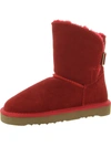 STYLE & CO TEENYY WOMENS SUEDE PULL ON ANKLE BOOTS