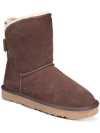 STYLE & CO TEENYY WOMENS SUEDE PULL ON ANKLE BOOTS