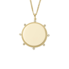 Fossil Women's Elliott Gold-tone Stainless Steel Pendant Necklace In Gold