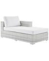 Modway Convene Outdoor Patio Right Chaise In Gray