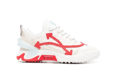 Pre-owned Off-white Odsy-2000 White Red In White/red