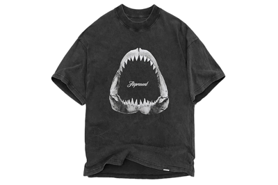 Pre-owned Represent Shark Jaws T-shirt Vintage Grey