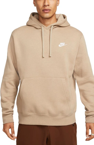 Nike Sportswear Club Hoodie In Fawn