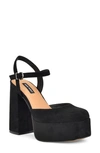 Nine West Stacie Platform Pump In Black