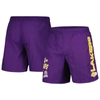 MITCHELL & NESS MITCHELL & NESS PURPLE LOS ANGELES LAKERS 1988 FINALS CHAMPIONS HERITAGE SHORTS