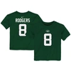 NIKE TODDLER NIKE AARON RODGERS GREEN NEW YORK JETS PLAYER NAME & NUMBER T-SHIRT