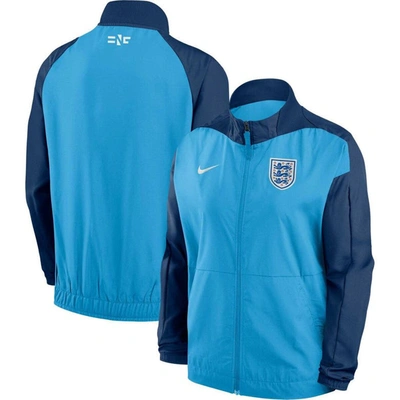 Nike National Team Anthem Raglan Performance Full-zip Jacket In Blue