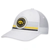 TOP OF THE WORLD TOP OF THE WORLD WHITE IOWA HAWKEYES TOP TRACE TRUCKER SNAPBACK HAT