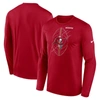 NIKE NIKE RED TAMPA BAY BUCCANEERS LEGEND ICON LONG SLEEVE T-SHIRT