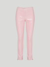 Rotate Birger Christensen Tight Pants In Pink & Purple