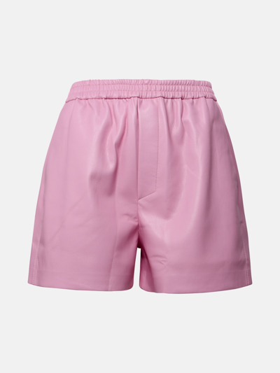 Nanushka Rose Polyester Shorts In Pink