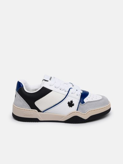 Dsquared2 Spiker White Leather Sneakers