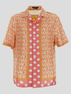 VERSACE VERSACE ALL-OVER LOGO INFORMAL SHIRT