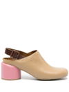 Camper Niki Slingback Mule In Neutrals